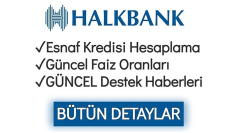 Halkbank esnaf kredisi faizsiz